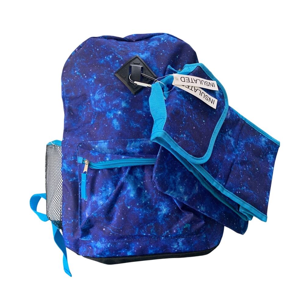 Galaxy-Print School-Bag Backpack for Boys Middle-School Elementary Bookbag NEW